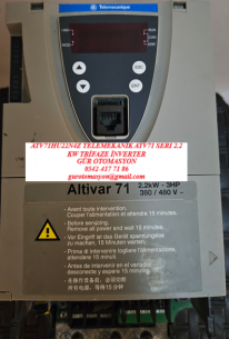 ATV71HU22N4Z TELEMEKANİK ATV71 SERİSİ 22 KW TRİFAZE İNVERTER gür otomasyon 
