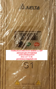 VFD022S21A DELTA S1 SERİSİ 22 KW MONOFAZE İNVERTER GÜR OTOMASYON